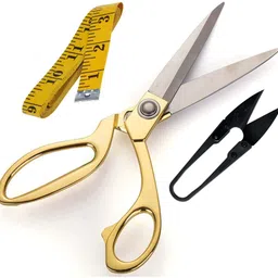 7q7 Tailoring Scissors Combo Pack of 3 - Scissors / Thread Cutter / Measuring Tape Sewing Kit-picture-13