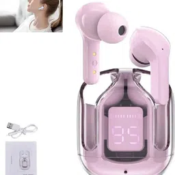 luhar T6 TWS EARPHONE WIRELESS BLUETOOTH 5.3 HEADPHONES SPORT ACEFAST CRYSTAL EARBUDS Bluetooth Headset image 1