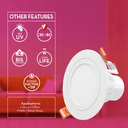 crompton LDRDLJ7-RED Ceiling Light Ceiling Lamp image 3