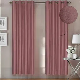 lavya creations 152 cm (5 ft) Door Polyester Blackout Curtain (Pack Of 2)-picture-29