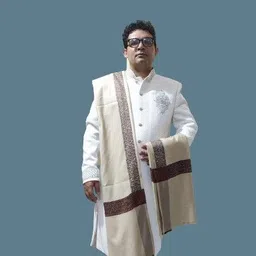 KASHMIR HANDLOOM Cashmere Woven Men Shawl image 3