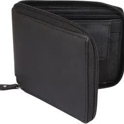 fabacle Men Casual, Trendy Black Artificial Leather Wallet-picture-23