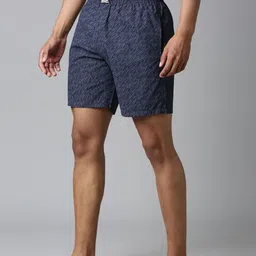 levi's Self Design Men Blue Boxer Shorts image 3