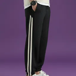 dockstreet Men Solid White Track Pants-picture-35