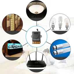 Qiachip 433Mhz Wireles RF Remote ControlSwitch Transmiter Receiver with AC240V 30A Relay image 4