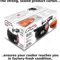 hawkins Contura Black XT 3 L Inner Lid Pressure Cooker, Hard Anodised,Induction Cooker 3 L Induction Bottom Pressure Cooker image 5