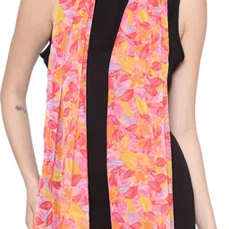 mss fashion Printed Chiffon Women Multicolor Scarf, Stole, Fancy Scarf image 3