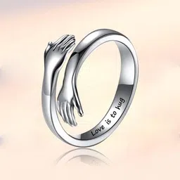 white chimes Alloy Silver Plated Ring Set-picture-23