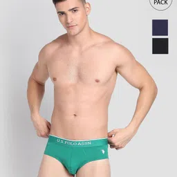 u.s. polo assn. Pack of 3 Solid Men Brief-picture-18