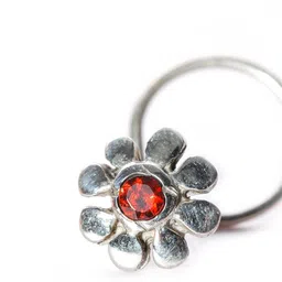 jsag Sterling Silver Plated Sterling Silver Nose Stud image 3