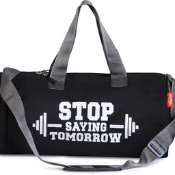 25 L Gym Duffel Bag - Duffle/Gym Bag/Shoulder Bag/Kit Bag for Men & Women - Black-image-21