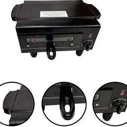 kgf 16-Inch Combo for Baking Grilling & Roasting with Element Control Switch Electric Tandoor image 2