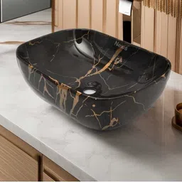 nexis Premium tebal top wash basin Glossy finish (18X13X5) N104 Table Top Basin-picture-21