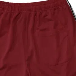 sti Men Solid Red Track Pants image 5
