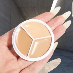 3-in-1 Full Cover Concealer Makeup Palette Cream c63 Concealer-image-65