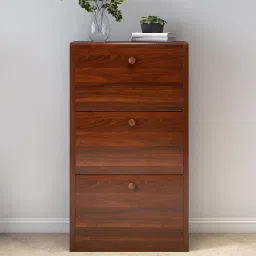 durian Fernando Shoe Cabinet In Brown Finish image 1