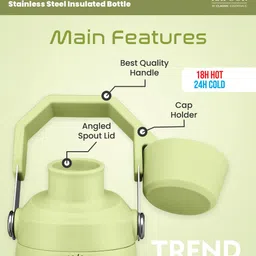 sanjeev kapoor 1000 ml Steel Flask image 2