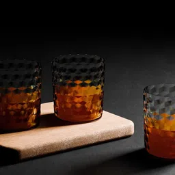 sentricus (Pack of 16) PLASTIC WATER JUICE GLASS SET 16 Glass Set Water/Juice Glass image 5