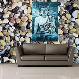 pratik marketing Vinyl Decorative Multicolor Wallpaper image 3