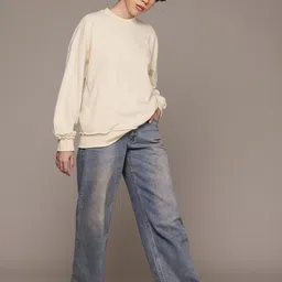 roadster Women Full Sleeve Solid Sweatshirt-picture-16