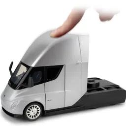 zuuluzrs Tesla Toy Truck Semi Truck Head, Die-cast toy Best For Kid's Fun image 4