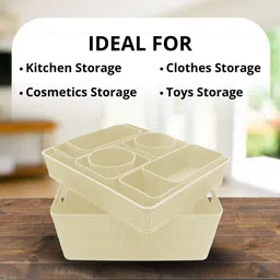 jaycee Plastic Storage Basket image 2