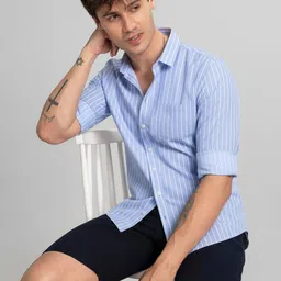 clothisto Men Regular Fit Striped Casual Shirt-picture-26