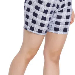 lyra Printed Women Blue Night Shorts image 4