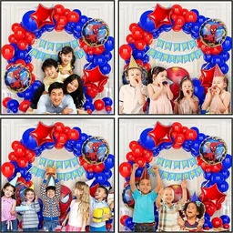 poppfizzanddecor Solid Spider man BN-306 Balloon image 4