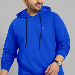 Men Full Sleeve Solid Hooded Sweatshirt-image-26