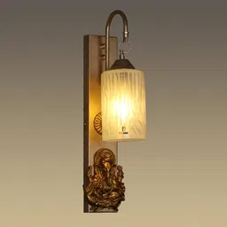 decohome Wallchiere Wall Lamp Without Bulb image 2
