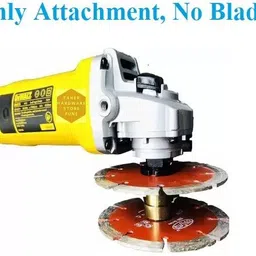 sauran Attachment Angle Grinder for Diamond Marble Blades, Black 4-inch Double Nut Attachment Grinder for Blades (attachment only, No blades) Metal Cutter-picture-20