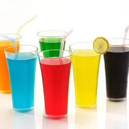 opce (Pack of 6) New 6 Pcs Plastic Diamond Design Unbreakable Stylish Transparent Water Glass/Juice Glass/Beer Glass/Wine Glass Plastic Glass Set Glass Set Water/Juice Glass-picture-23