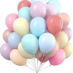 Solid Pastel Multicolor Balloon Decoration Kit. Balloon-image-28