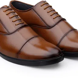 zixer Italian Fashion Office Leather Shoes For Men Formal Shoe Pointed Wedding Boy's Lace Up For Men image 4