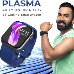 Gizmore GizFit PLASMA Bluetooth Calling Smartwatch | 1.9 Inch HD Display | 550 NITS Smartwatch image 2