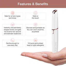 flawless brows Eyebrow Shaver: The Perfect Tool for Precision Hair RemovalShaver For Women, Men image 4