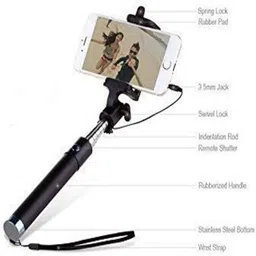 Naridream Perfect Design Led Selfie Stick S106 Cable Selfie Stick image 4