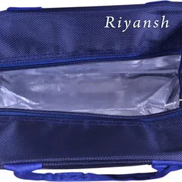 riyansh Combo Offer Lunch Bags for School Office Travel Outdoor Pouch ( Pack of 2 ) Waterproof Lunch Bag image 4