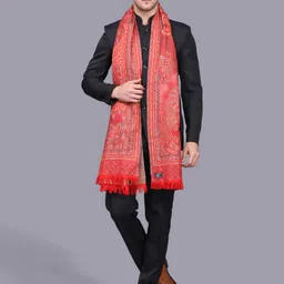 GREEN AGRITECH Polyester Wool Blend Woven Men Shawl image 2