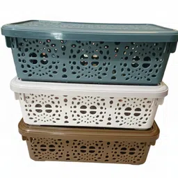 manshu enterprises Plastic Storage Basket-picture-31