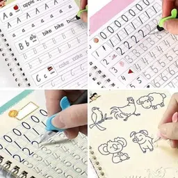snowshell Magic Reused Practice book For Kids Handwriting 4 Book Drawing Books Magic Zx233 image 3