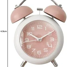 heylark mart Analog Matt Clock- Pink Clock image 4