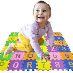 kashh Puzzle Play Mat for Kids | Educational Floor Tiles | Soft & Safe (A–Z, 0–9) image 3