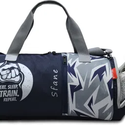 sfane 25 L Gym Duffel Bag - Trendy Blue Gym Duffel Bags Men & Women Sports Gym Bag - White-picture-21