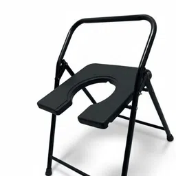 hqsp enterprises Foldable UShape Commode Stool for Elderly Portable Patient Care Toilet Chair Commode Chair image 3