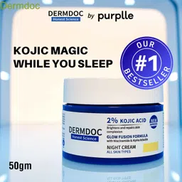 DermDoc Natural 2% Kojic Acid Night Cream for Flawless Skin1-image-2