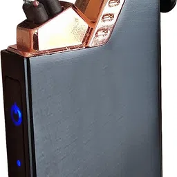 MOOZMOB Double Arc Flameless Electric Cigarette Lighter with Touch On/Off Button Windproof Rechargeable USB Lighter Mini Electric Slim Cigarette USB Lighter Cigarette Lighter-image-53