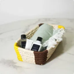 swadeh Single Natural Sabai Grass Sunbeam Accent Basket Organizers-picture-40