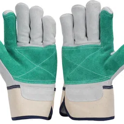 mallcom C853 Natural grain Canadian Safety Gloves (Pack of 1) Leather, Rubber Safety Gloves image 3